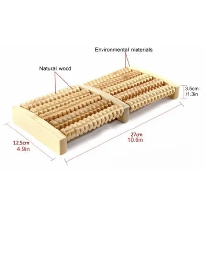 Wooden Foot Roller For Plantar Fasciitis Relief, Heel, Arch, Muscle Aches, Foot Pain, Stress Relief