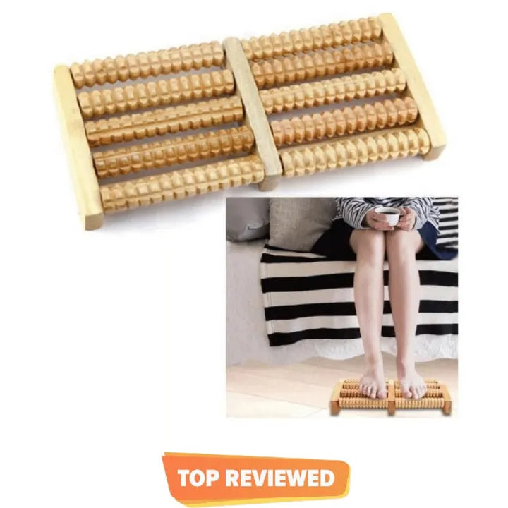 Wooden Foot Roller For Plantar Fasciitis Relief, Heel, Arch, Muscle Aches, Foot Pain, Stress Relief
