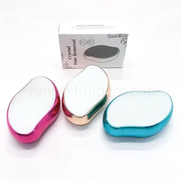 Bleame Crystal Hair Eraser – Painless Exfoliation Hair Removal Tool For Arms Legs Back (random Color)